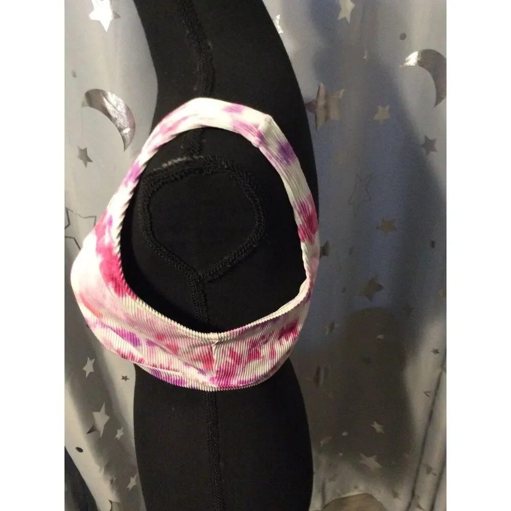 Victoria's Secret PINK Tie Dye Tye Swim wear top Large L